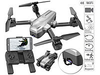 Simulus Faltbare GPS-Drohne mit 4K-Kamera, WLAN, Follow-Me, Gyroskop, App; Faltbarer WiFi-Quadrocopter mit HD-Kameras Faltbarer WiFi-Quadrocopter mit HD-Kameras Faltbarer WiFi-Quadrocopter mit HD-Kameras Faltbarer WiFi-Quadrocopter mit HD-Kameras 