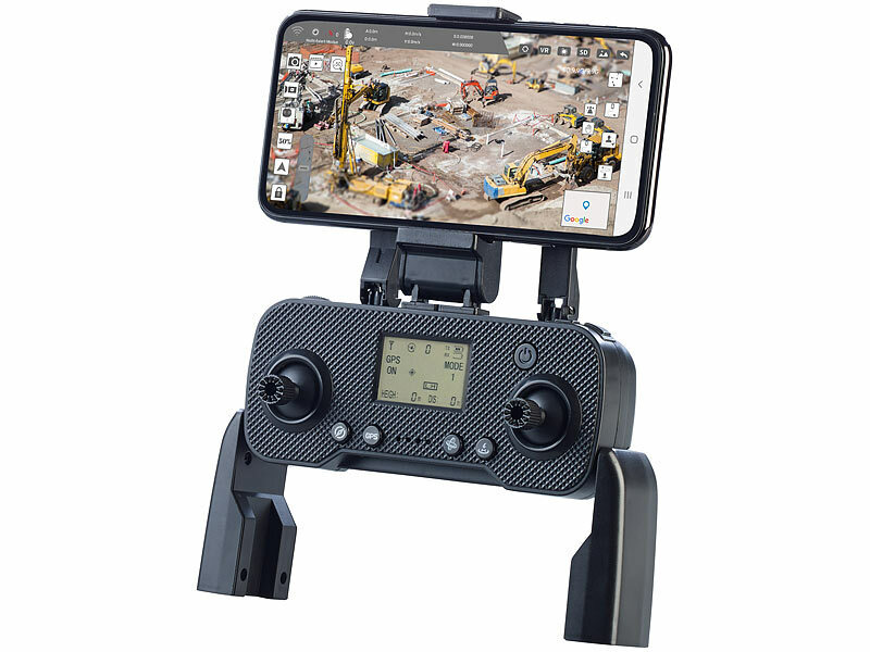 Simulus Faltbare GPS-Drohne mit 4K-Cam, 2-Achsen-Gimbal, Brushless